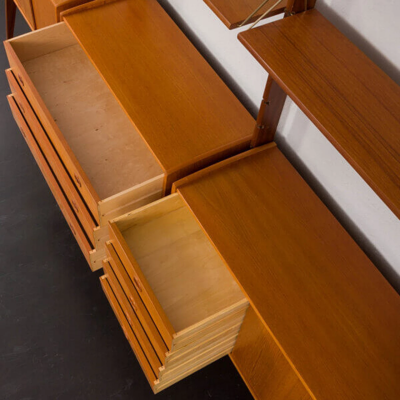 Ergo 3-compartment wall cabinet by John Texmon and Einar Blindheim for Blindheim Mobelfabrikk, 1960s 22
