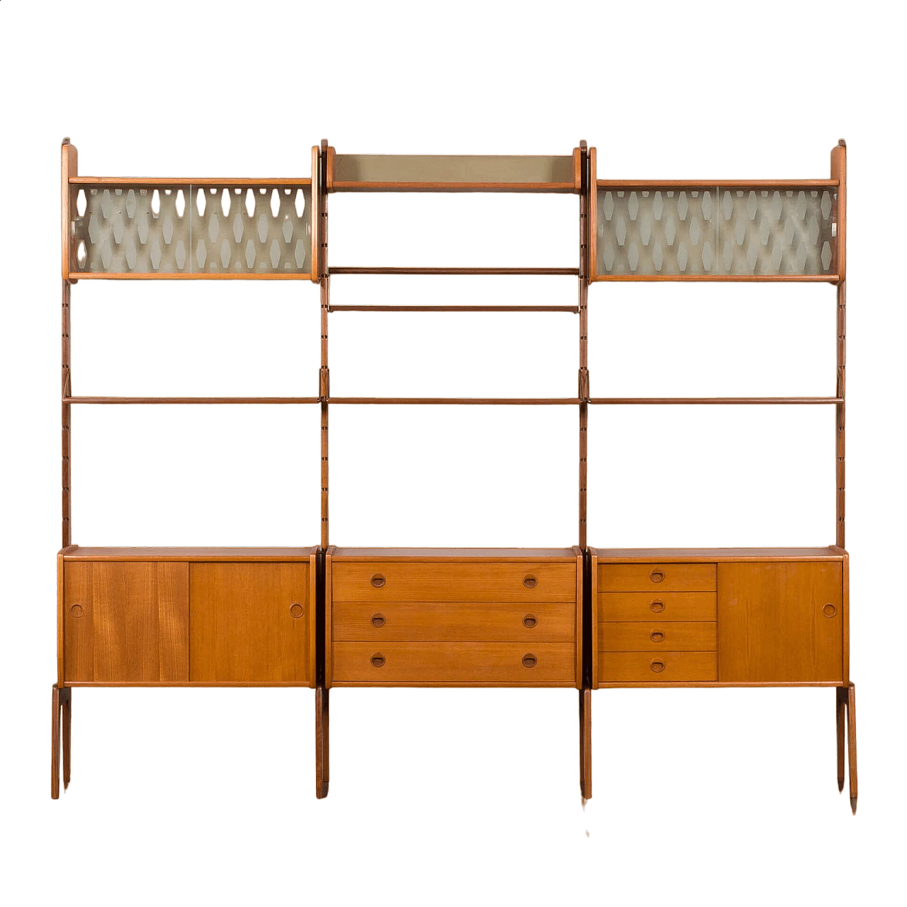 Ergo 3-compartment wall cabinet by John Texmon and Einar Blindheim for Blindheim Mobelfabrikk, 1960s 24