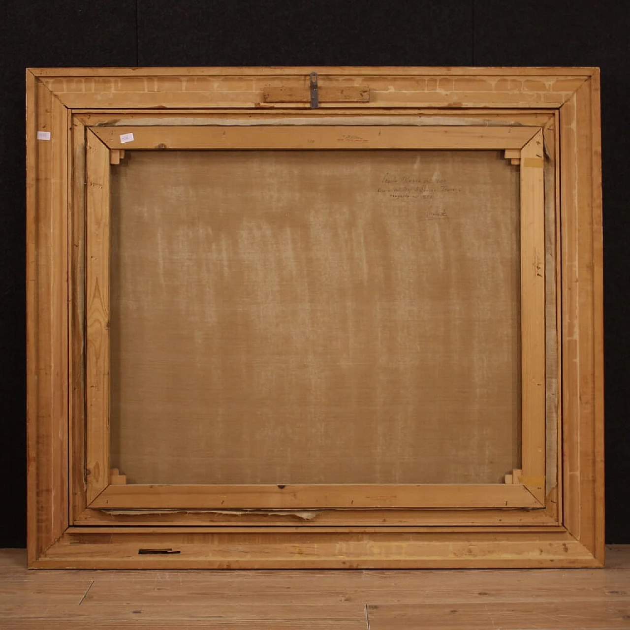 Dipinto italiano di natura morta, olio su tela, anni '40 8