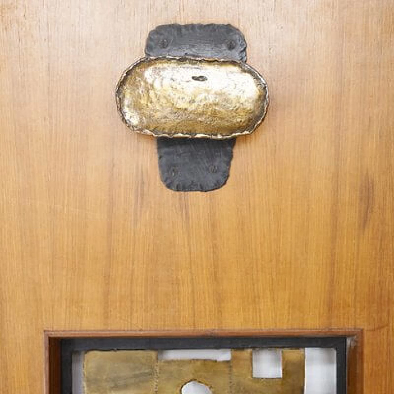 Pair of walnut and aluminium coat racks, 1960s 22