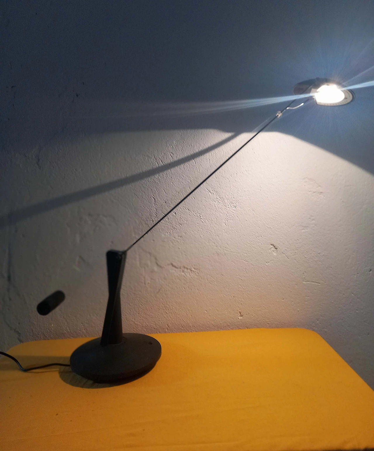 Plastic and plexiglas Lisa desk lamp by Gianni Cardile for Valenti, 1980s 2