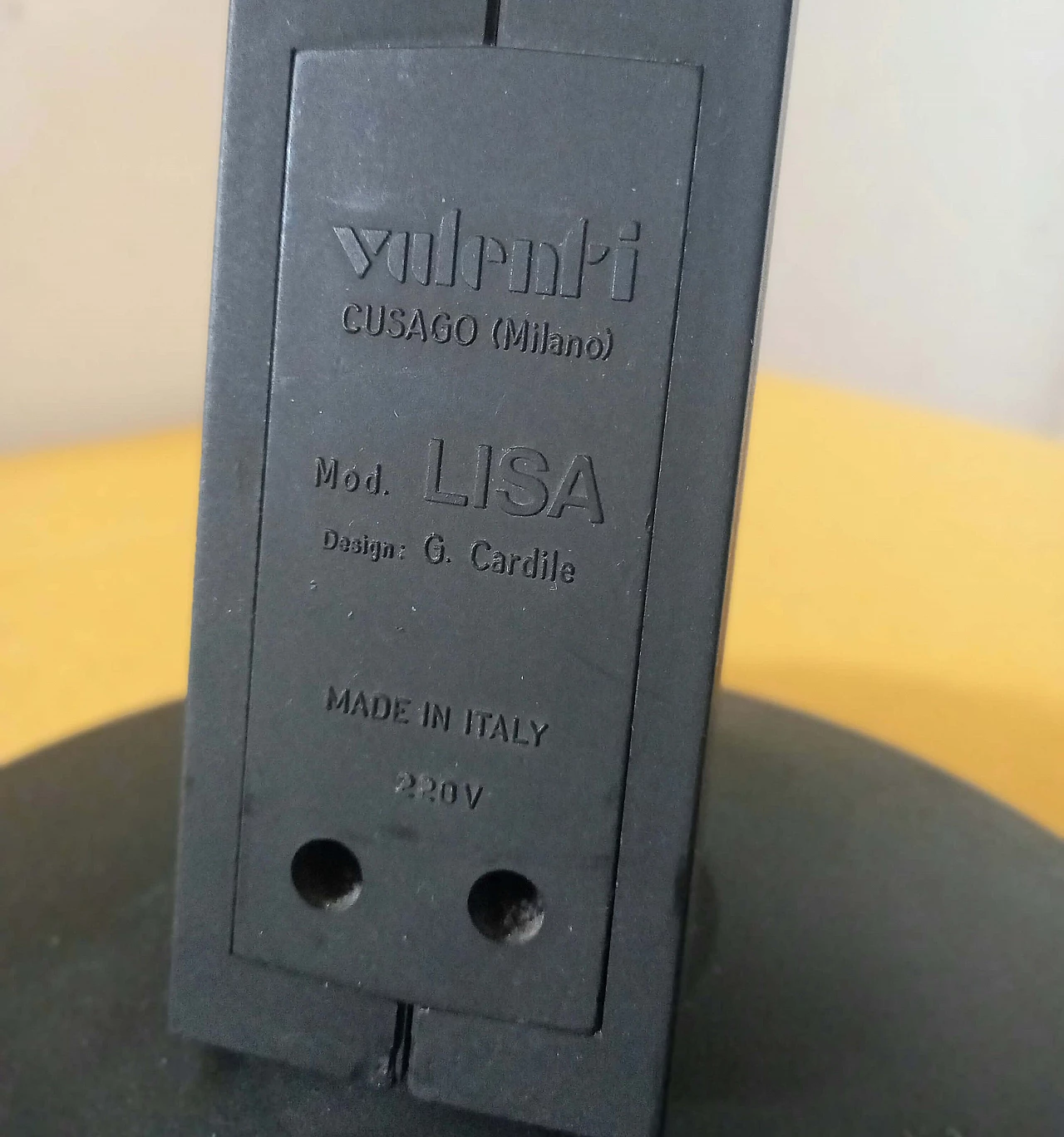 Plastic and plexiglas Lisa desk lamp by Gianni Cardile for Valenti, 1980s 3