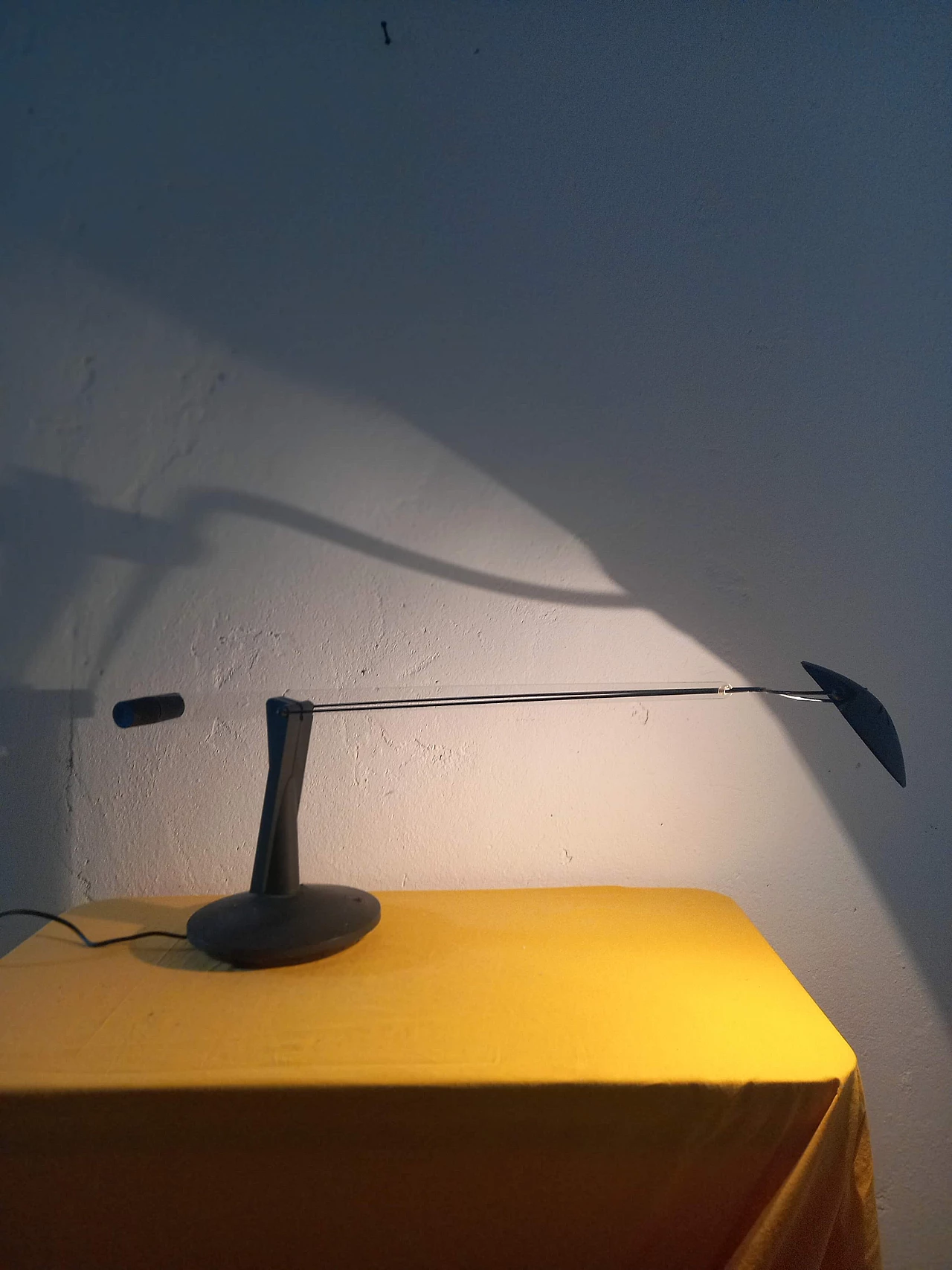 Plastic and plexiglas Lisa desk lamp by Gianni Cardile for Valenti, 1980s 7