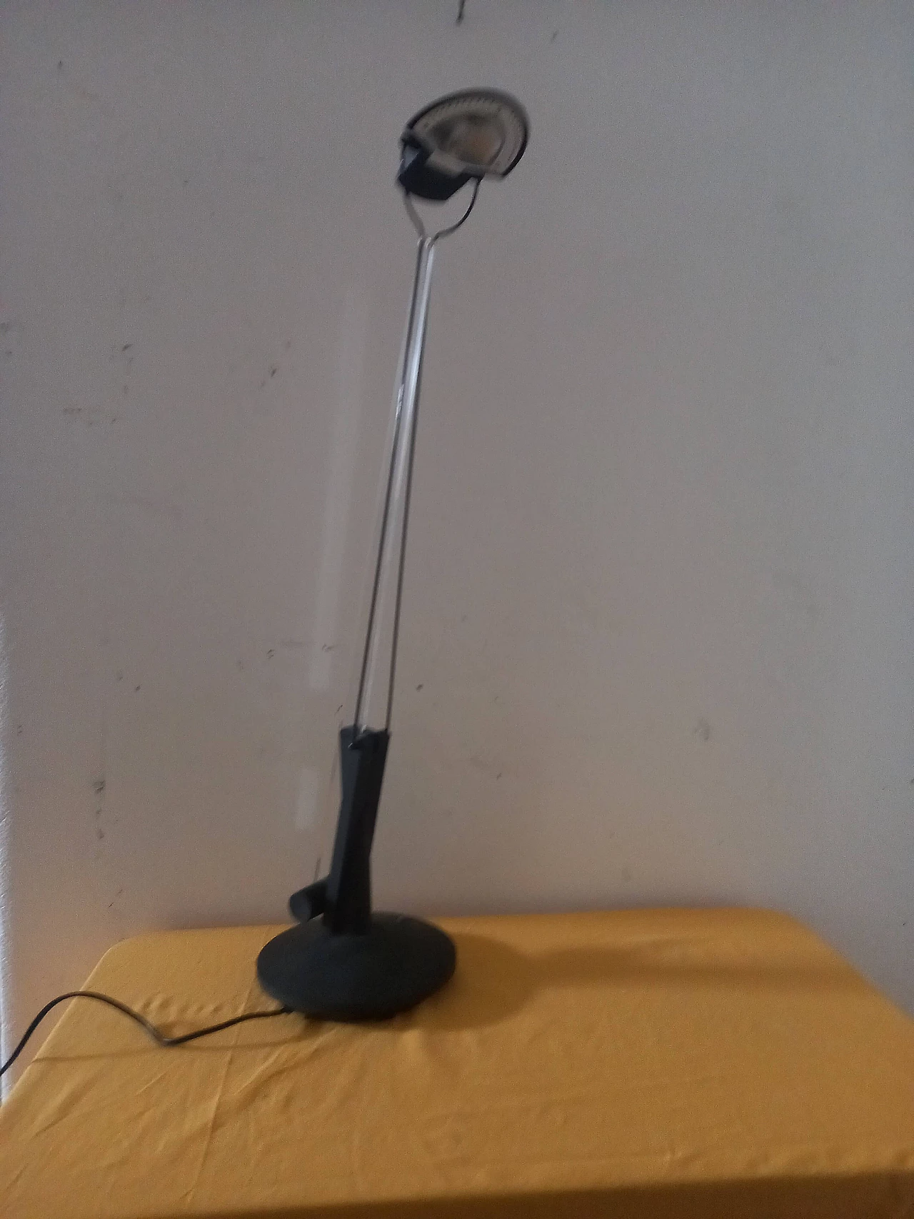 Plastic and plexiglas Lisa desk lamp by Gianni Cardile for Valenti, 1980s 8