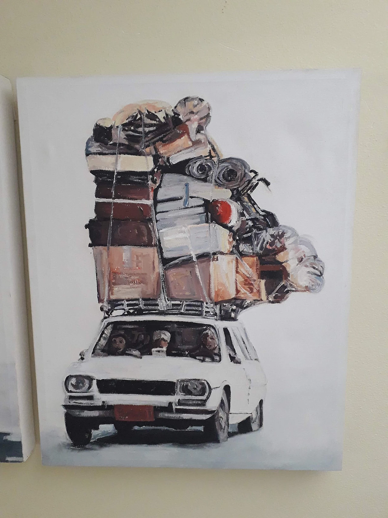 Francesco Sisinni, Cargo, oil on canvas, 2014 1