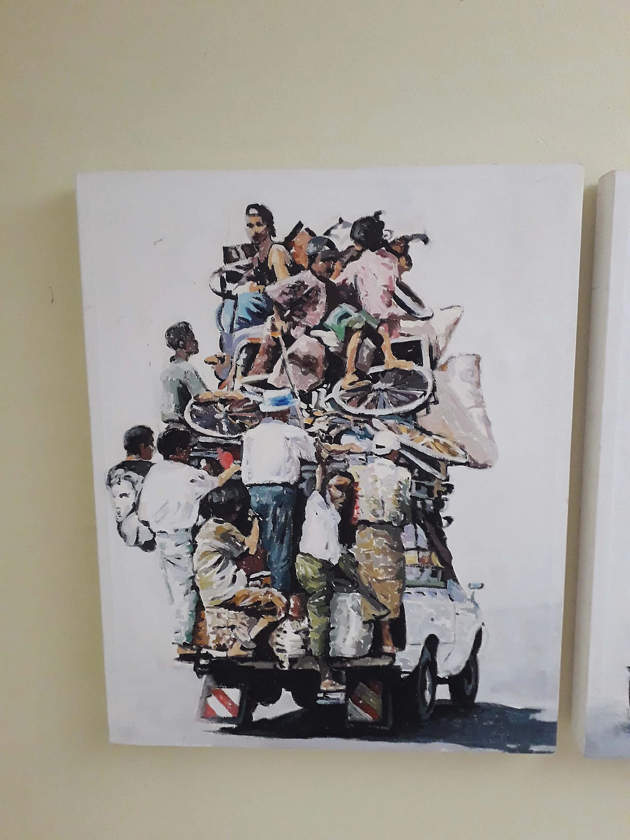 Francesco Sisinni, Cargo, oil painting on canvas, 2014 1