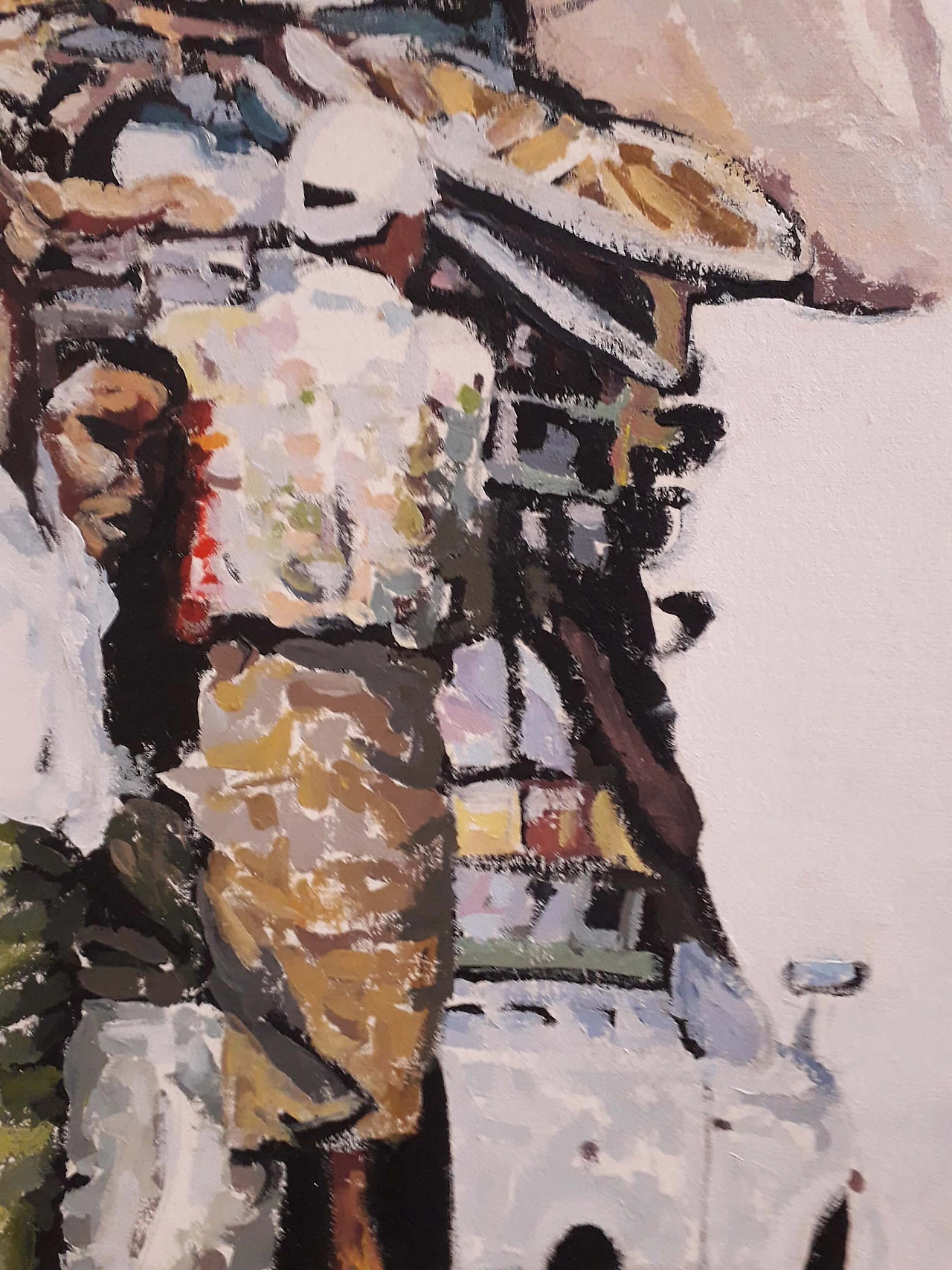 Francesco Sisinni, Cargo, oil painting on canvas, 2014 4