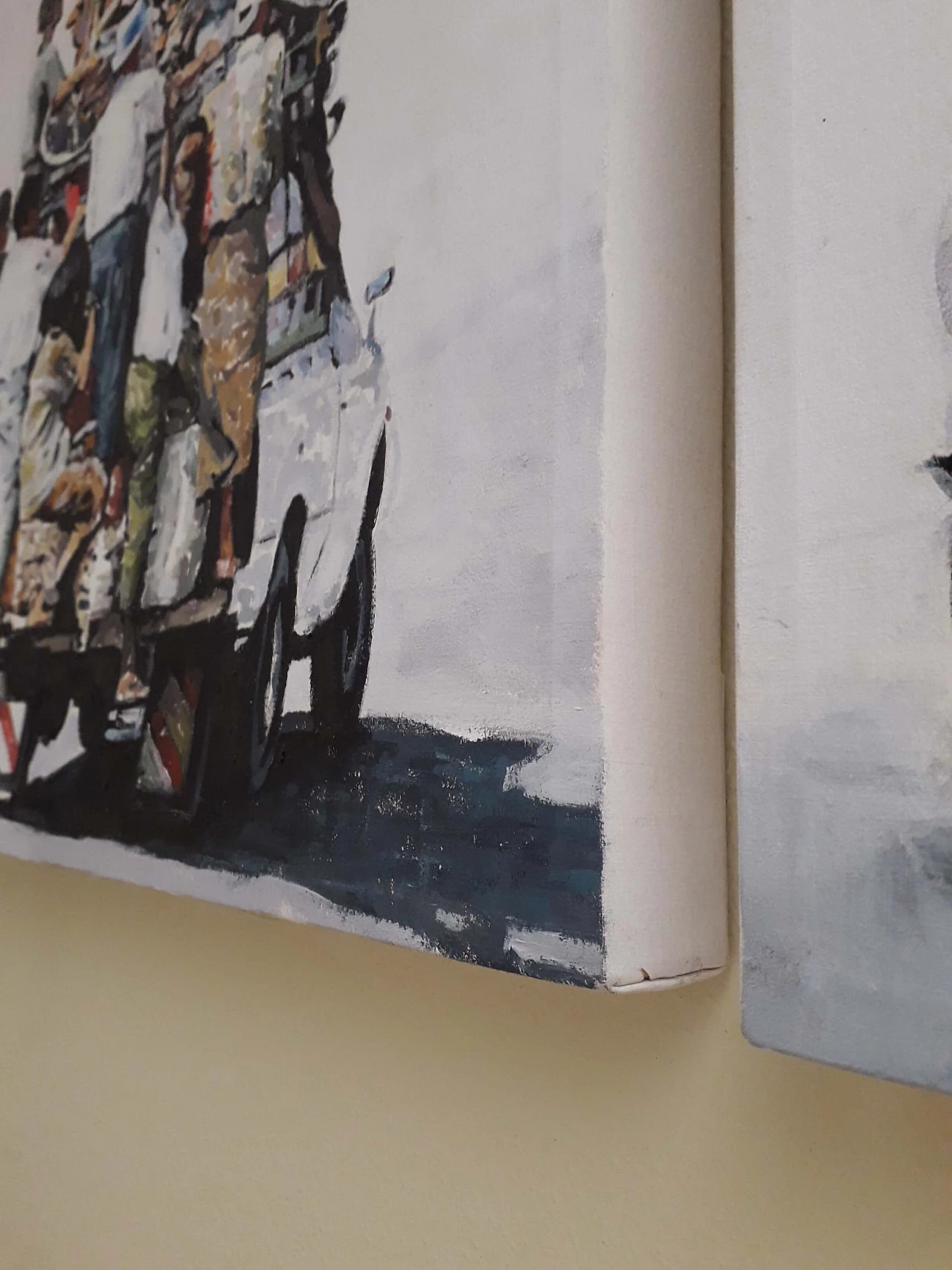 Francesco Sisinni, Cargo, oil painting on canvas, 2014 6