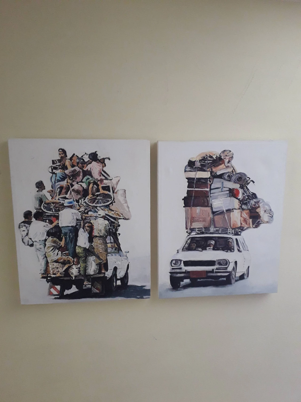 Francesco Sisinni, Cargo, oil painting on canvas, 2014 7