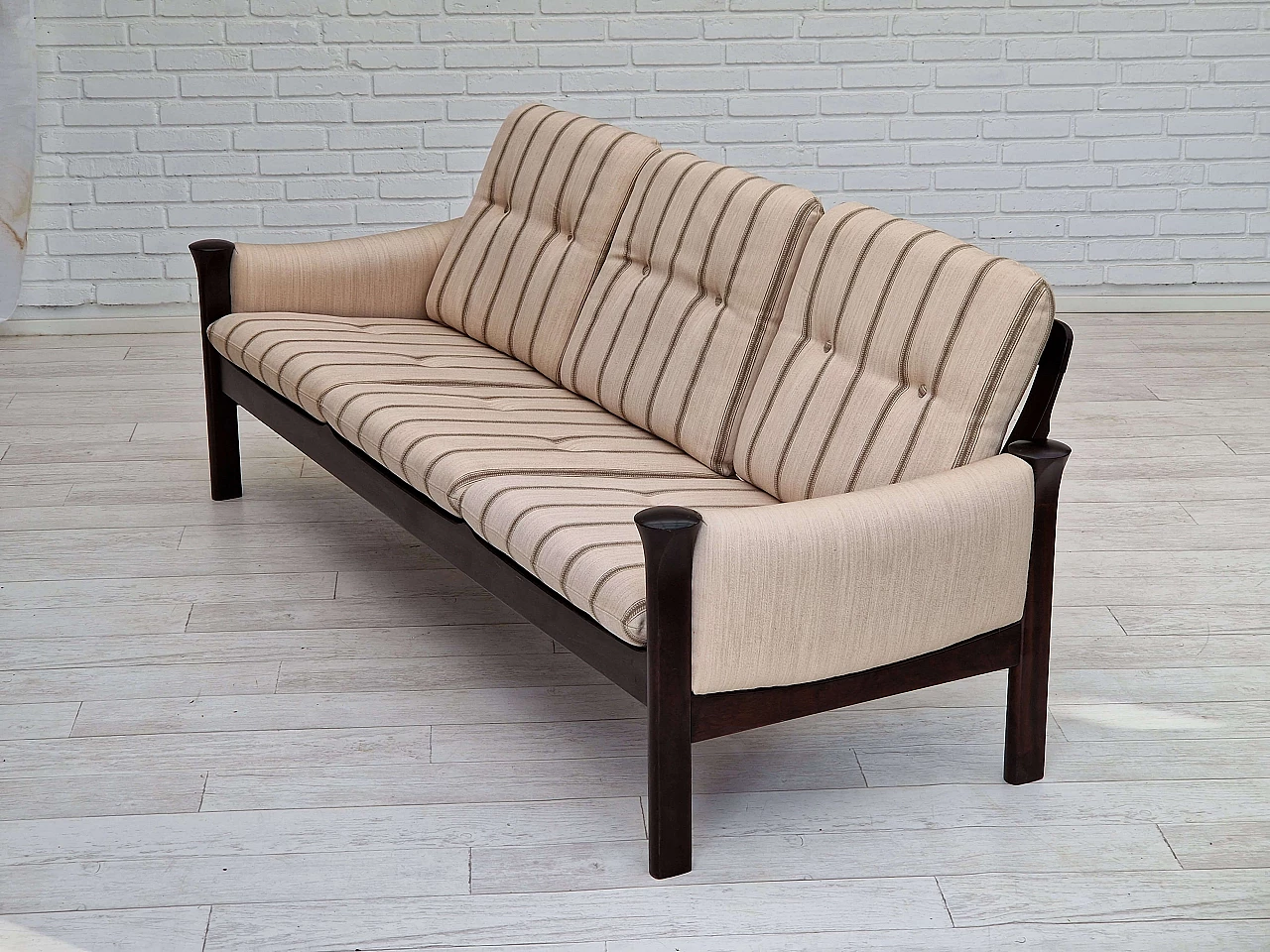 Danish three seater sofa by Arne Vodder for Cado Denmark, 1970s 5