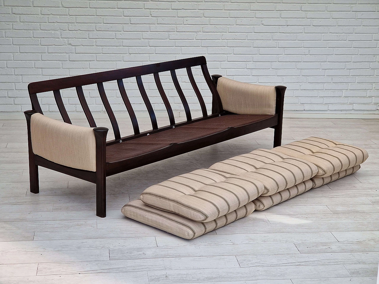 Danish three seater sofa by Arne Vodder for Cado Denmark, 1970s 6