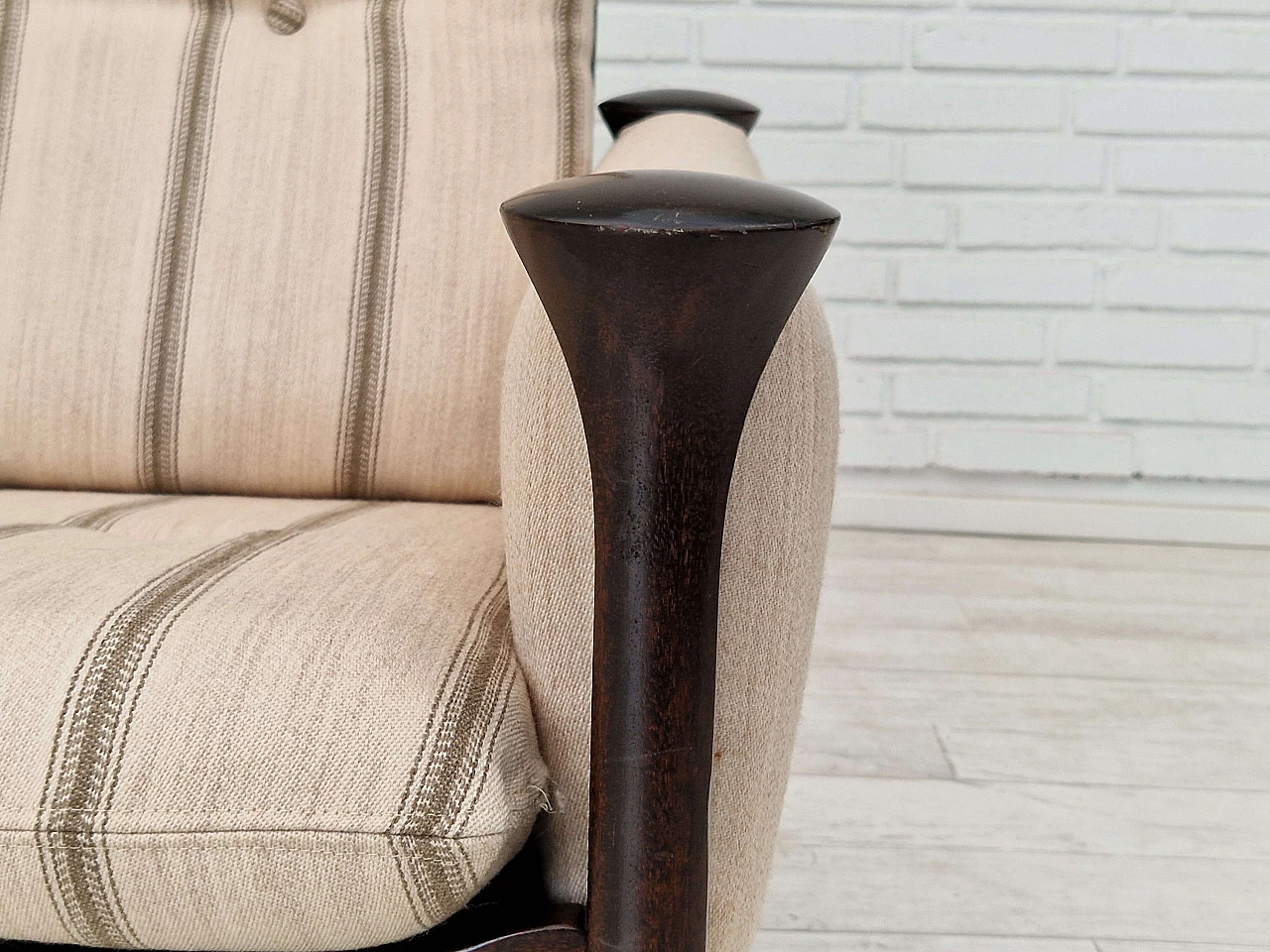 Danish three seater sofa by Arne Vodder for Cado Denmark, 1970s 12