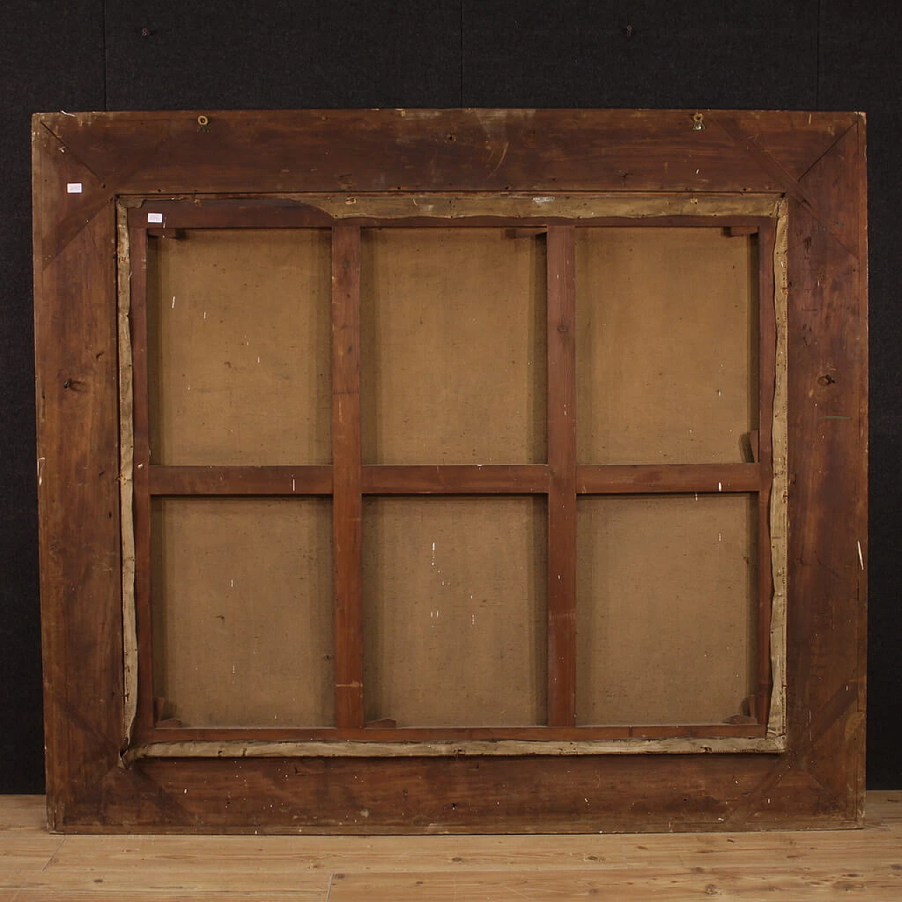 Romantic landscape, oil painting on canvas, second half of the 19th century 9