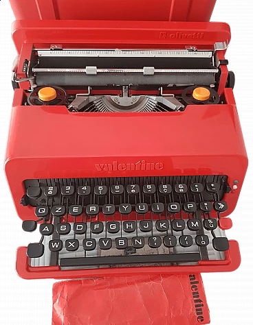 Valentine typewriter by Ettore Sottsass for Olivetti, 1960s