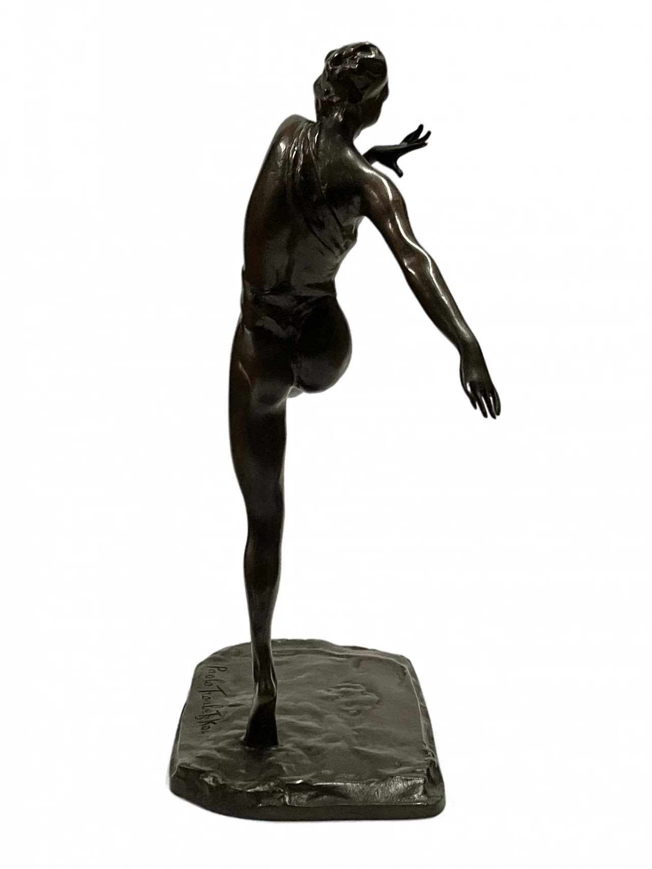 Paolo Troubetzkoy, Ballerina, scultura in bronzo 3
