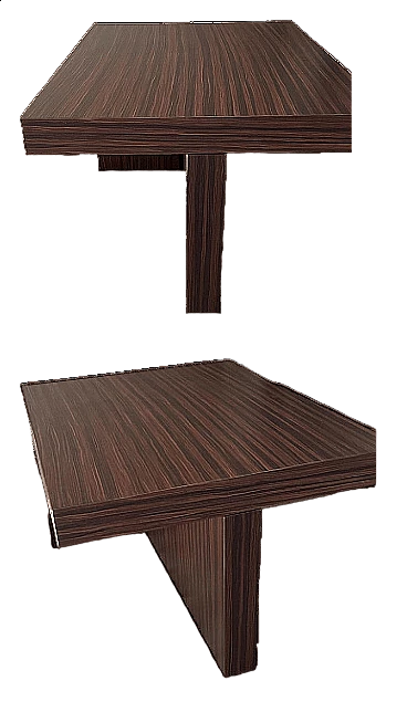 Coppia di tavolini in palissandro, anni 2000