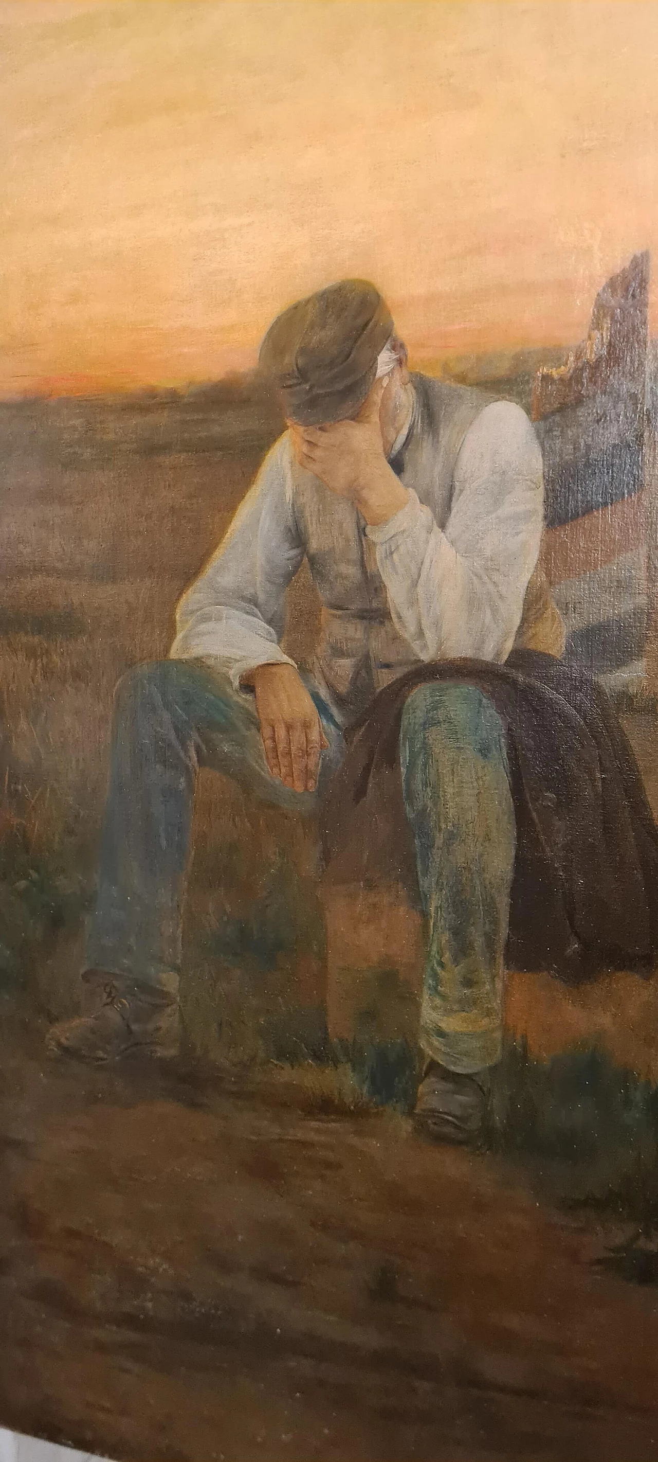 Albert Bettanier, La Depart, oil on canvas, 1888 2