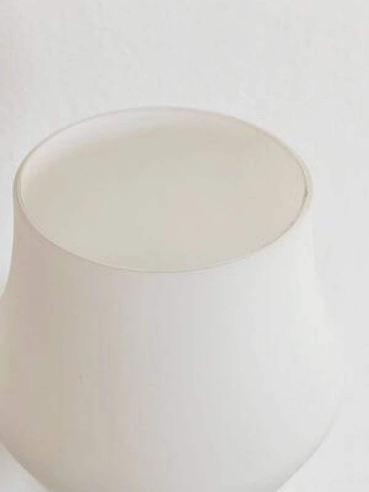 Glass, wood and brass floor lamp attributed to Stilnovo, 1960s 7