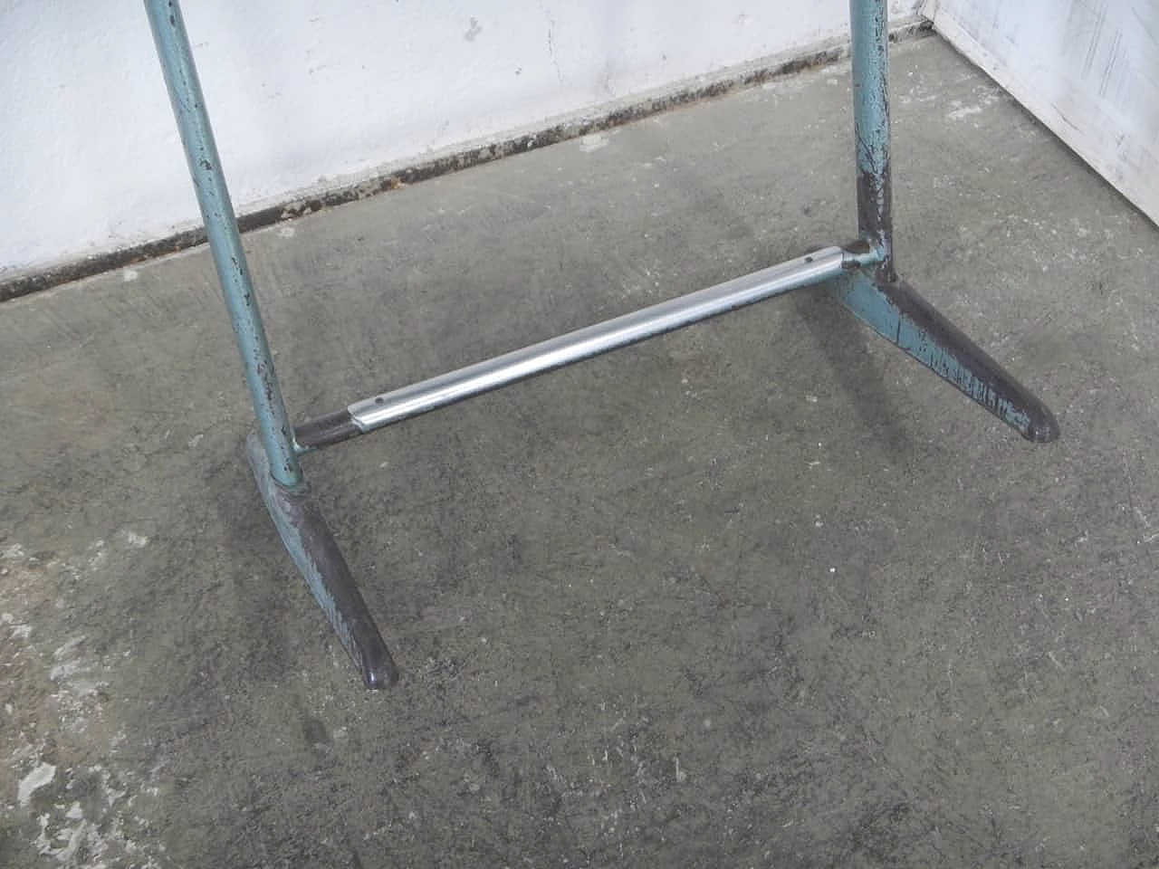 Iron and formica school desk, 1950s 7