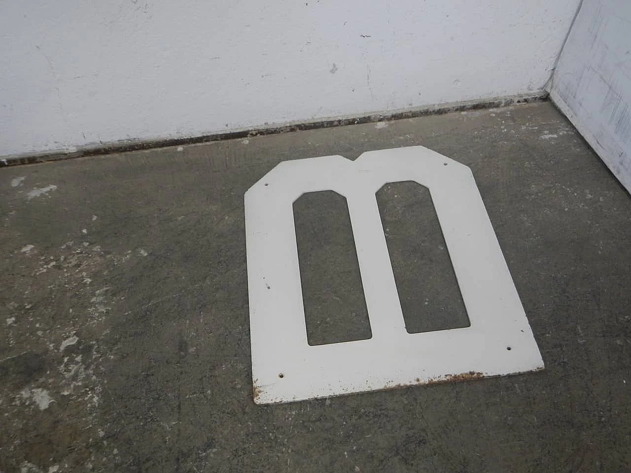 Iron letter M, 1950s 6