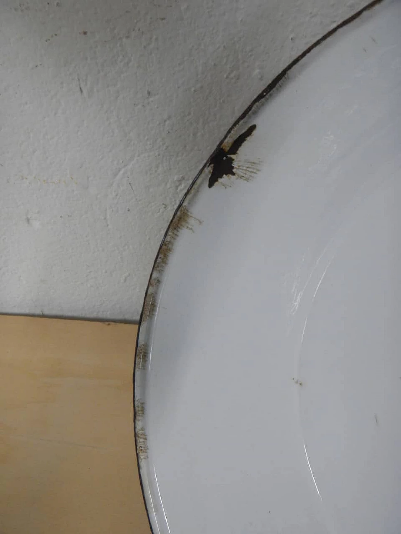 Black metal ceiling lamp, 1940s 8