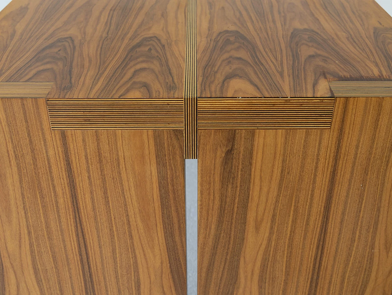 Walnut desk with dactyl, 1960s 37