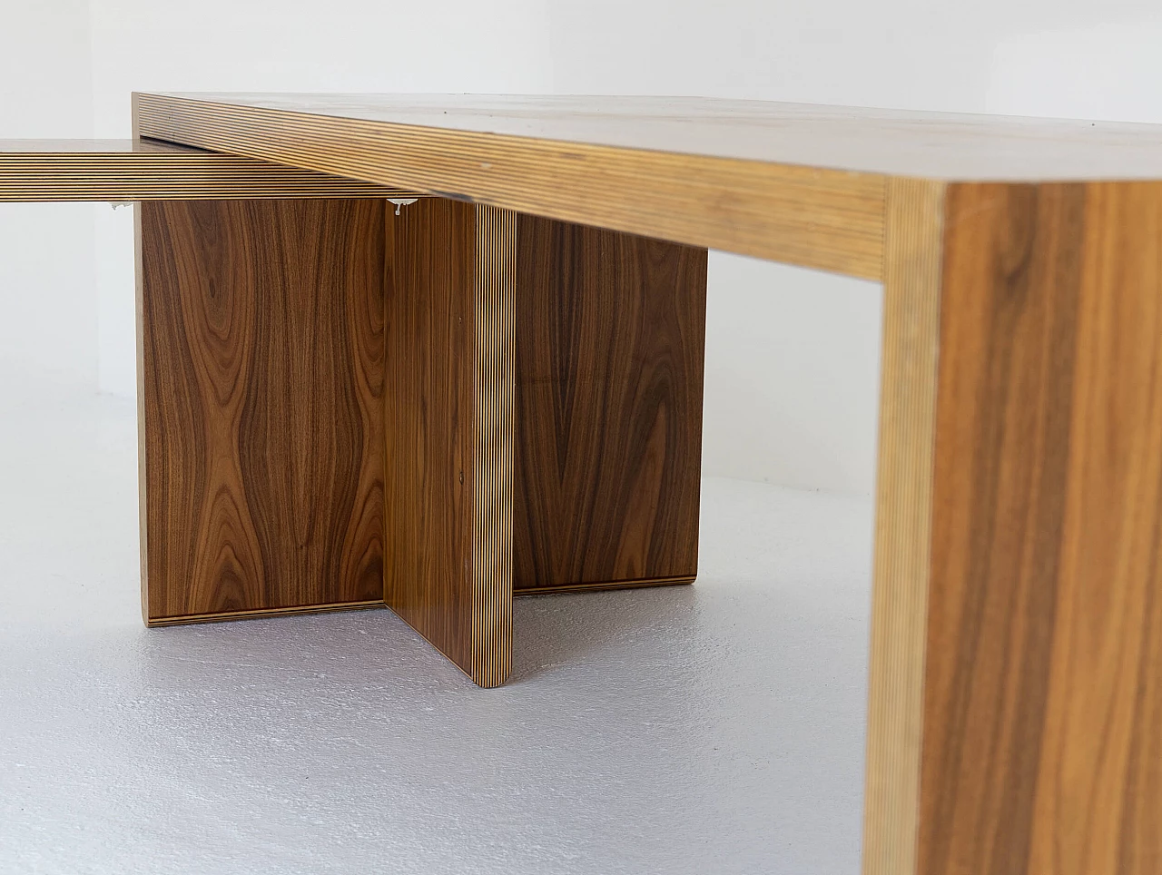 Walnut desk with dactyl, 1960s 38