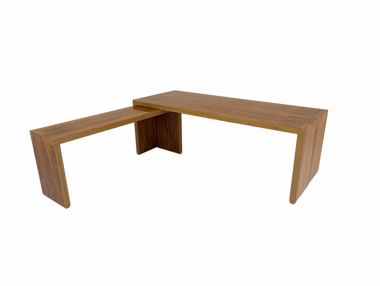 Walnut desk with dactyl, 1960s 41