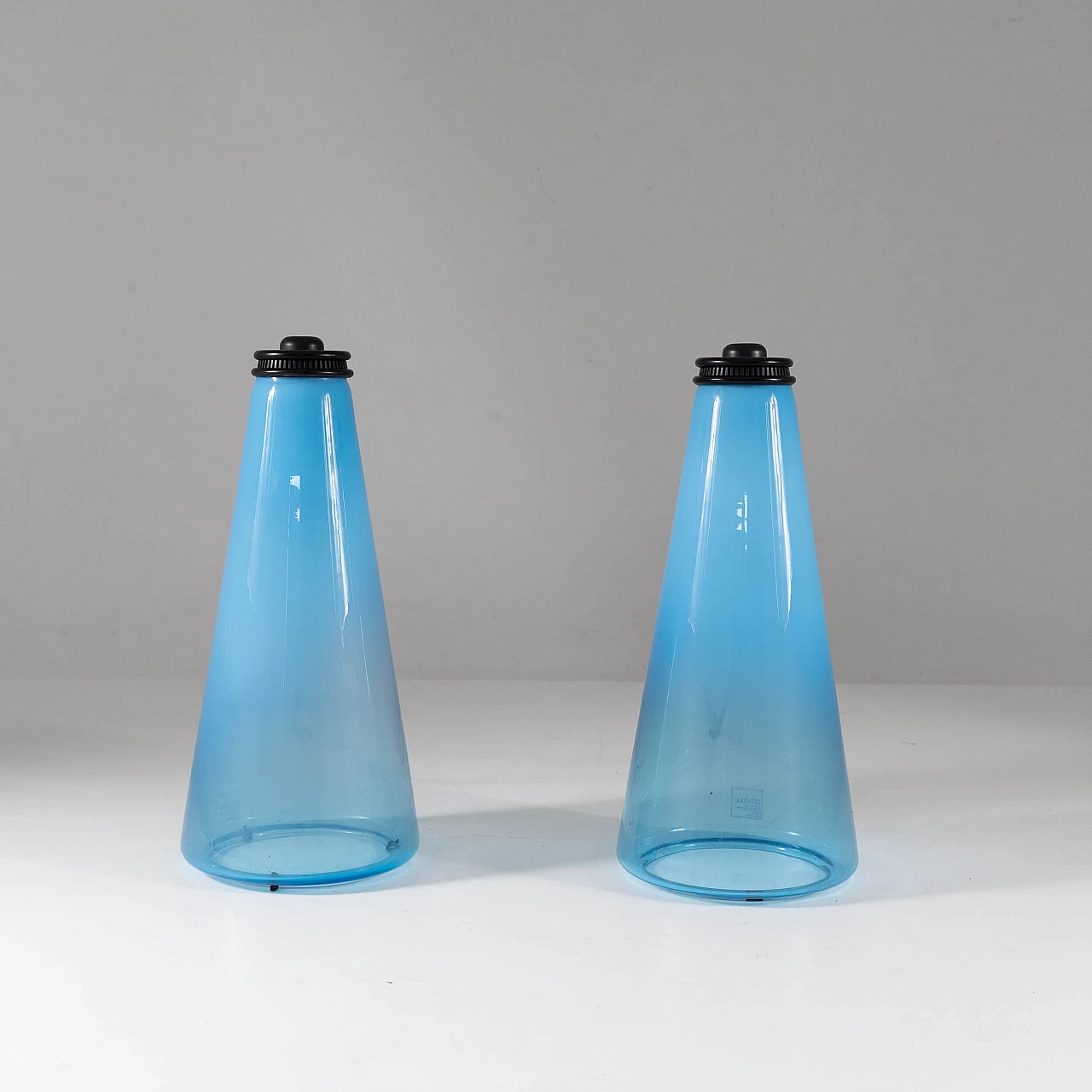 Pair of Cono table lamps by Ezio Didone for Arteluce, 1970s 2
