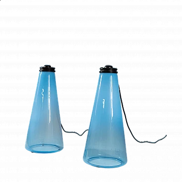 Pair of Cono table lamps by Ezio Didone for Arteluce, 1970s