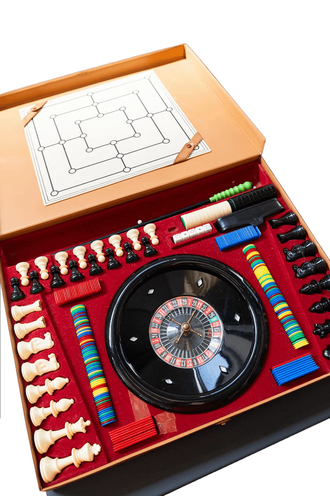 Sporting roulette chessboard, 1970s 28