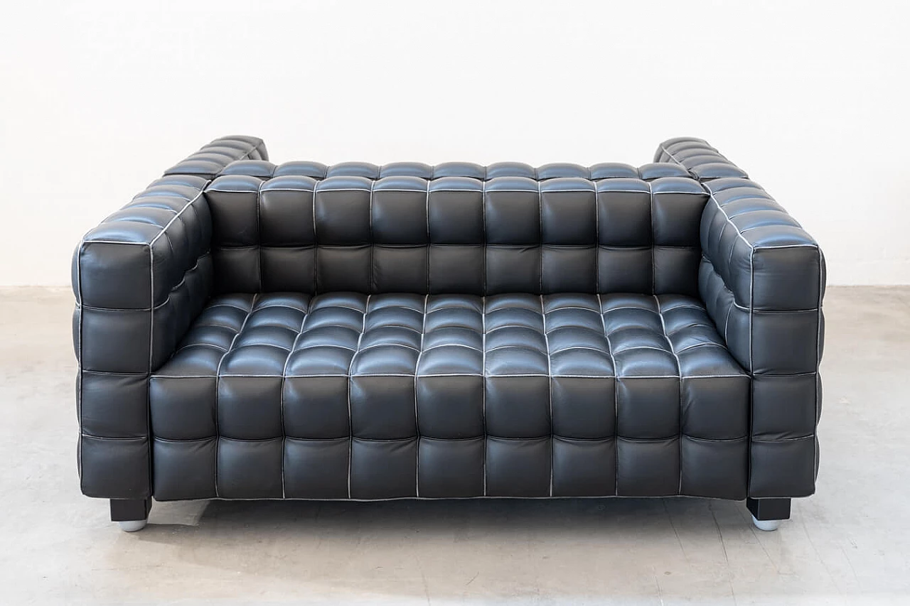 4 Divani Kubus di Josef Hoffmann per Wittmann, anni '80 5