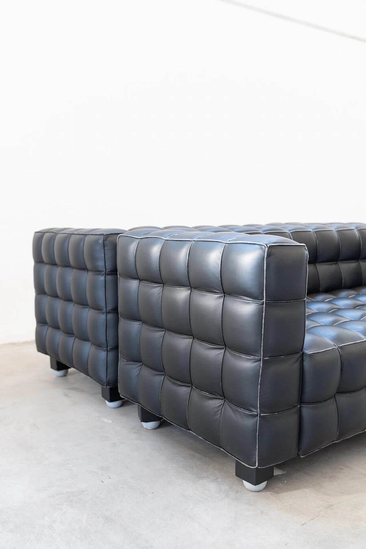 4 Divani Kubus di Josef Hoffmann per Wittmann, anni '80 6