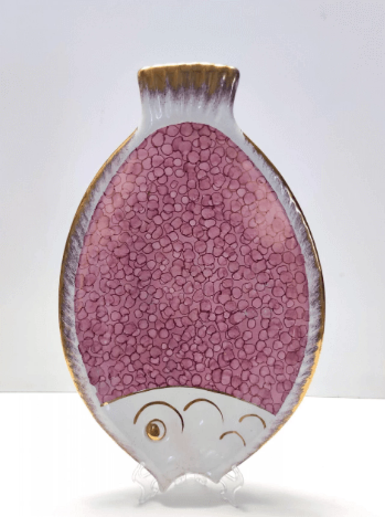 Ceramic fish-shaped valet tray by Rometti, 1960s 6