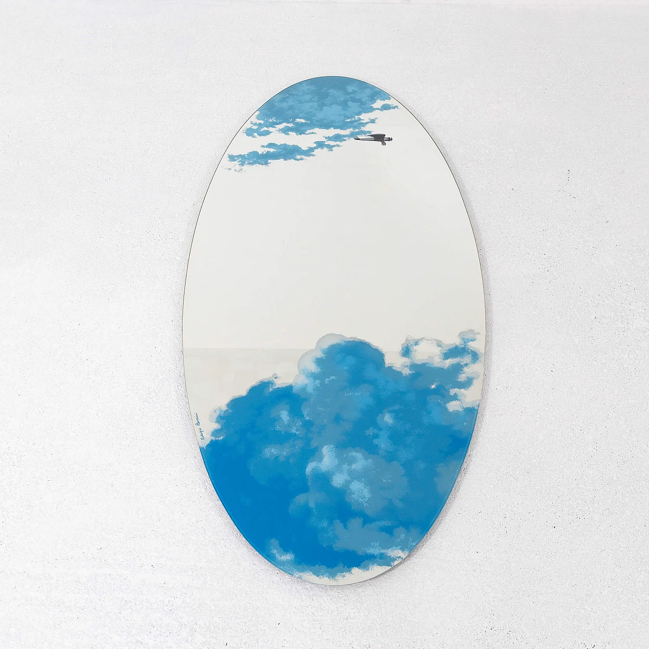 Specchio Ryan di Sergio Borrini per Rimadesio, anni '80 1