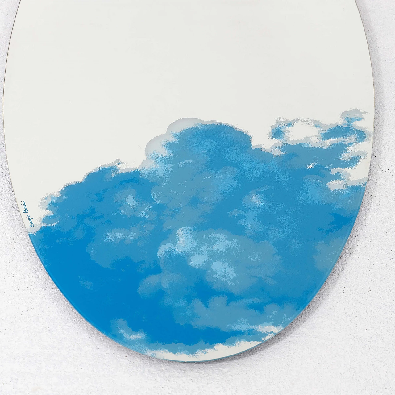 Specchio Ryan di Sergio Borrini per Rimadesio, anni '80 4