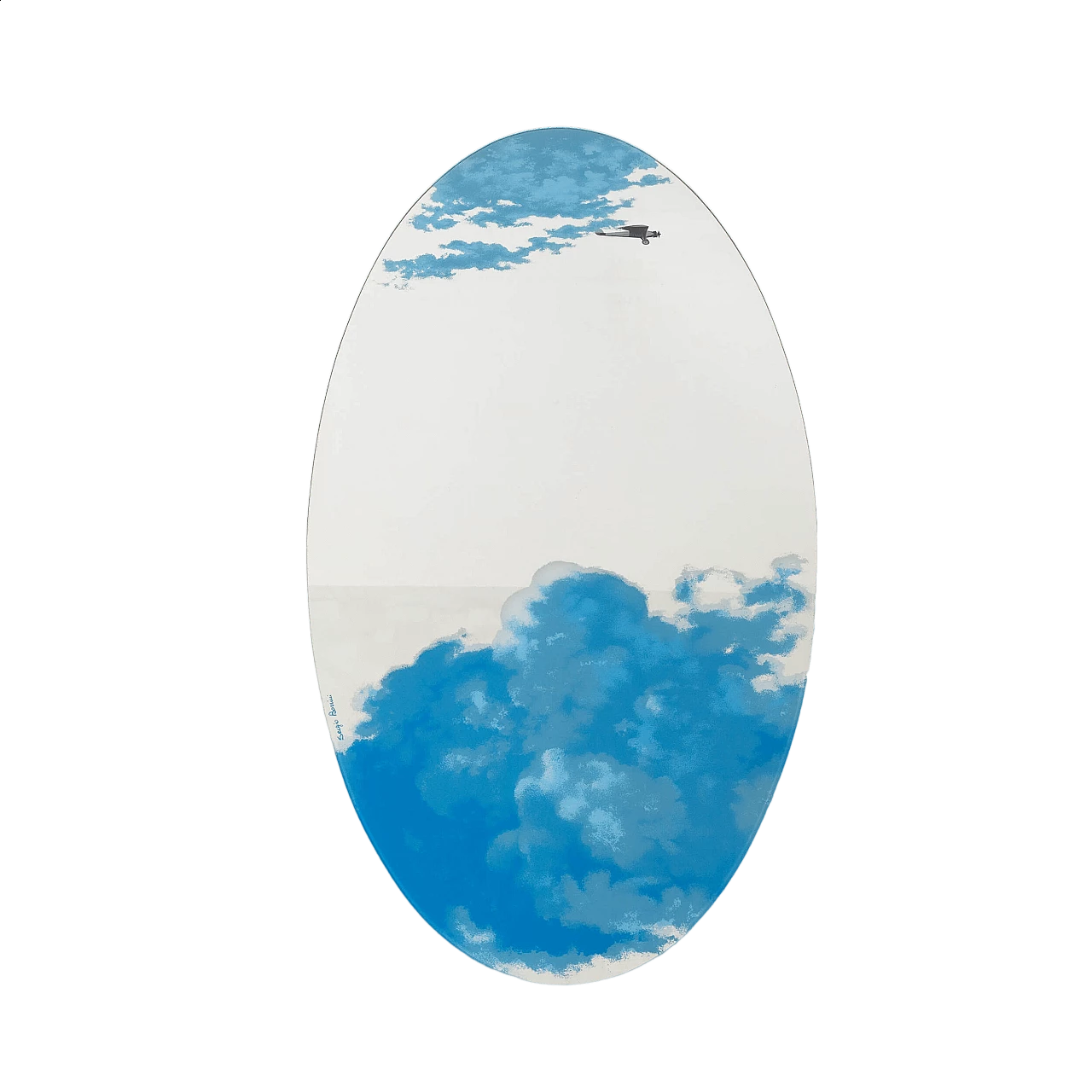 Specchio Ryan di Sergio Borrini per Rimadesio, anni '80 7