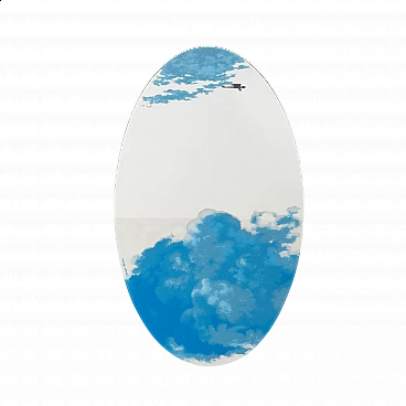 Mirror Ryan by Sergio Borrini for Rimadesio, 1980s