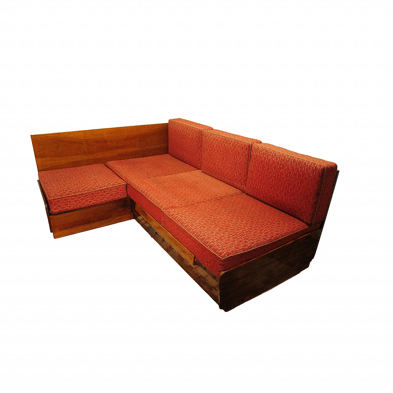 Divano letto angolare di Jindřich Halabala per UP Zavody, anni '50 1