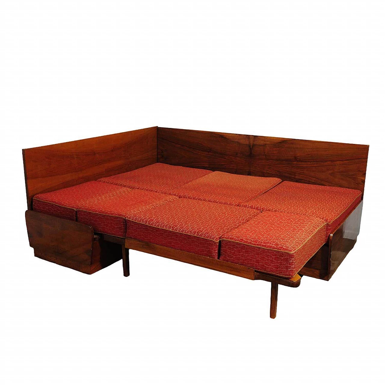 Divano letto angolare di Jindřich Halabala per UP Zavody, anni '50 7