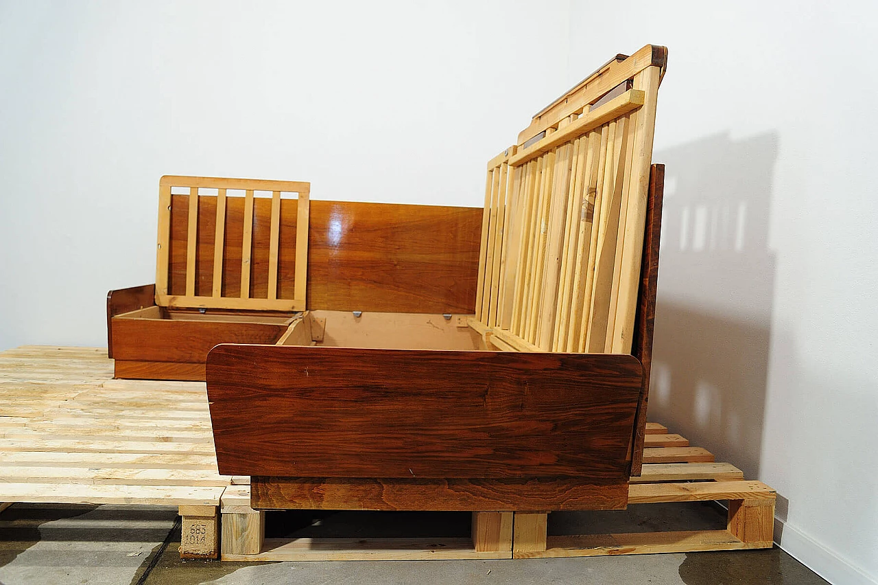 Divano letto angolare di Jindřich Halabala per UP Zavody, anni '50 8