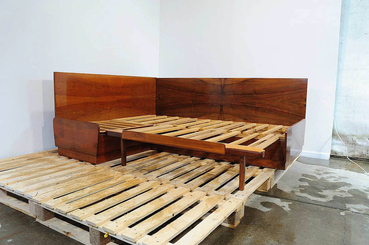 Divano letto angolare di Jindřich Halabala per UP Zavody, anni '50 14