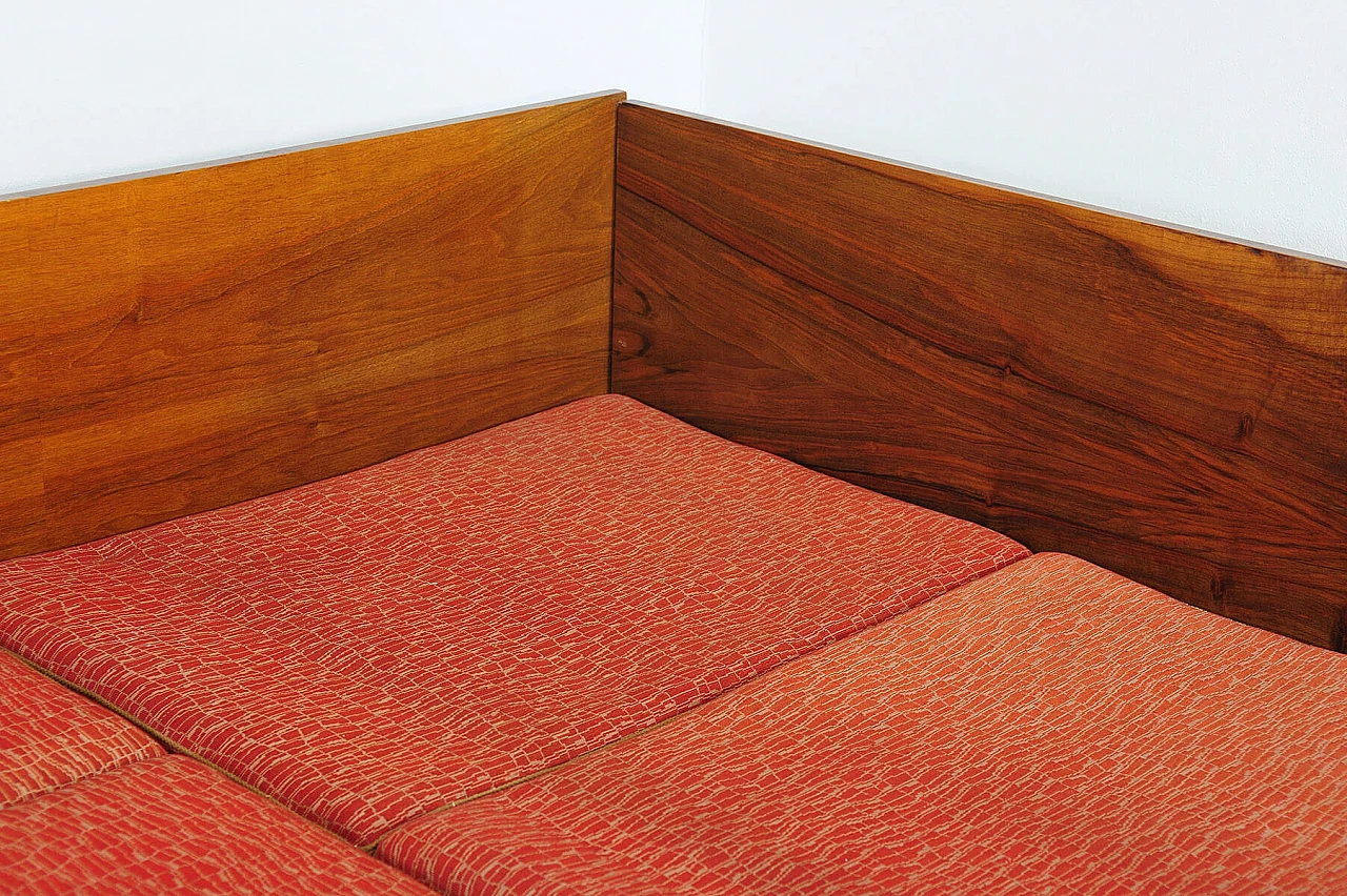 Divano letto angolare di Jindřich Halabala per UP Zavody, anni '50 23