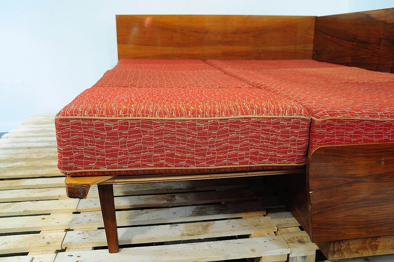 Divano letto angolare di Jindřich Halabala per UP Zavody, anni '50 24