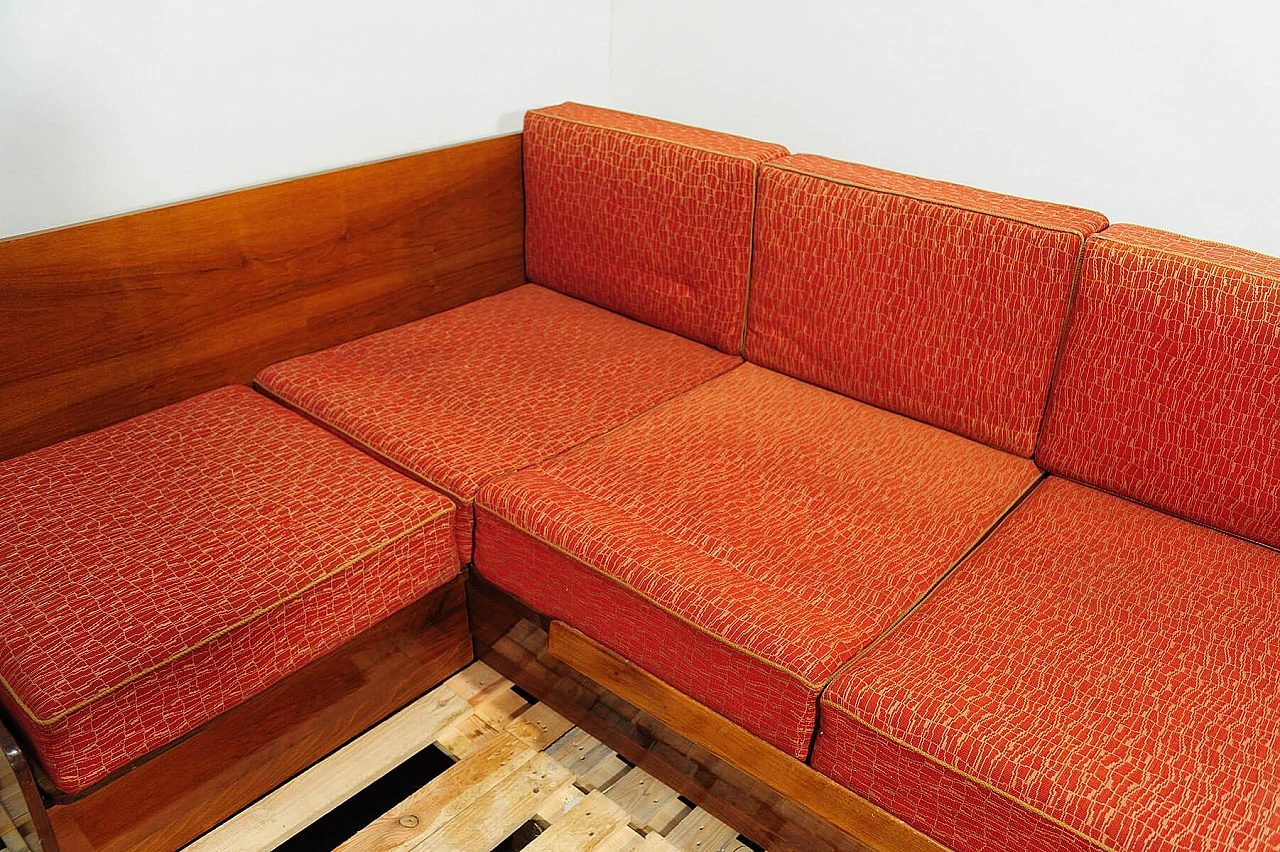 Divano letto angolare di Jindřich Halabala per UP Zavody, anni '50 35