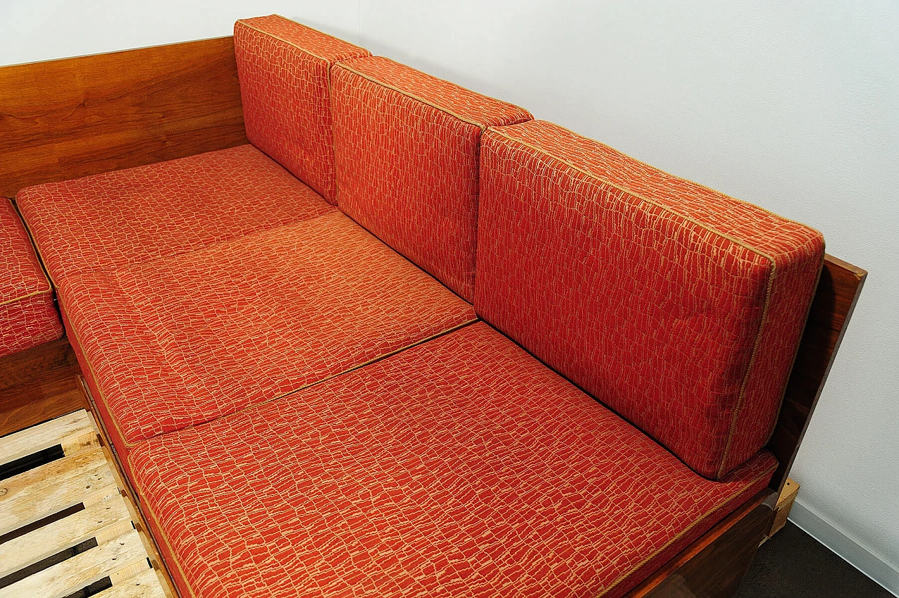 Divano letto angolare di Jindřich Halabala per UP Zavody, anni '50 36