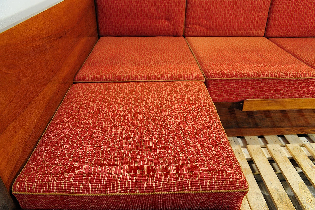 Divano letto angolare di Jindřich Halabala per UP Zavody, anni '50 37
