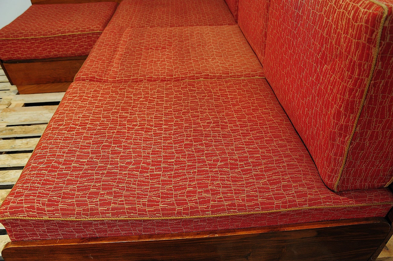 Divano letto angolare di Jindřich Halabala per UP Zavody, anni '50 38