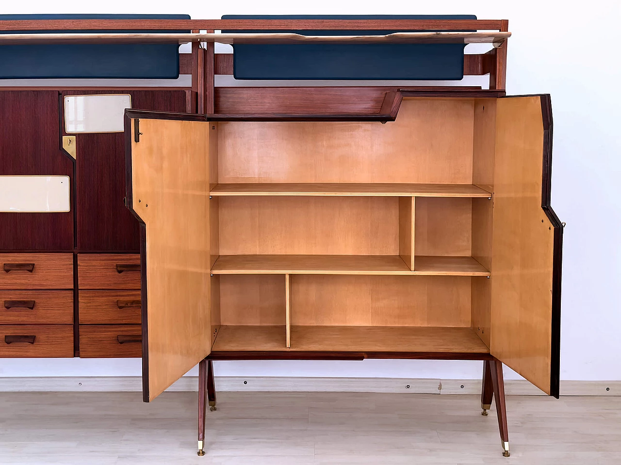 Sideboard with bar compartment by La Permanente Mobili Cantù, 1950s 12
