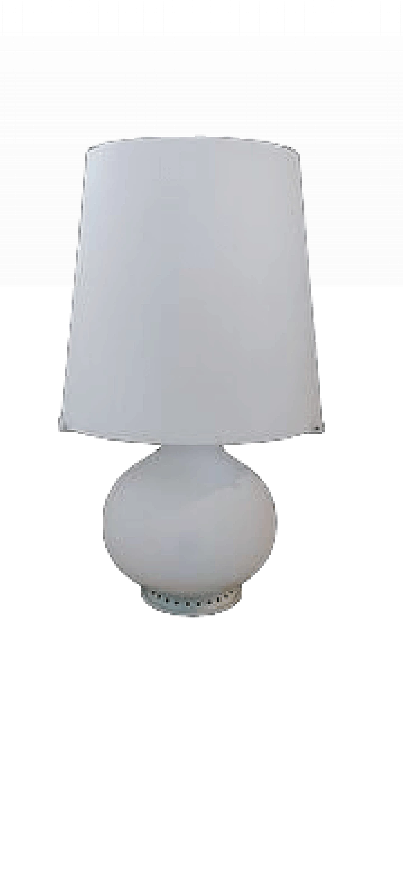 Table lamp 1853 in milky glass by Max Ingrand for Fontana Arte, 1954 12
